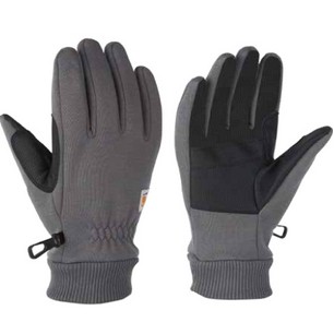 Carhartt® Men's Wind Fighter® Thermal-Lined Fleece Touch-Sensitive Knit Cuff Glove