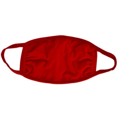 Red Cotton Face Mask