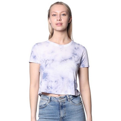 Weekend Cloud Tie Dye Boxy Crop