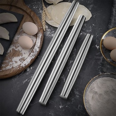 Tapered Design 304 Stainless Steel Rolling Pin