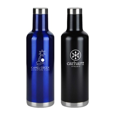 25 Oz. Stainless Steel Vacuum Insulated Wine Bottle