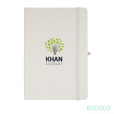 Eccolo® Cool Journal - (M) 5¾"x8¼" White