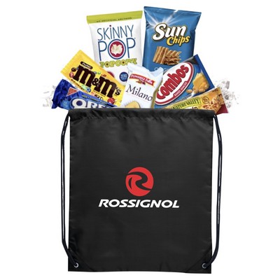 Snack Filled Drawstring Bag