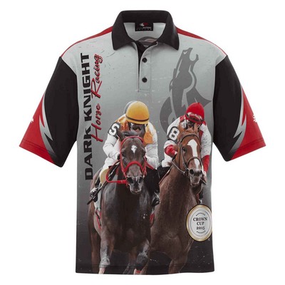 Sublimated Men's Short Sleeve Polo Shirt