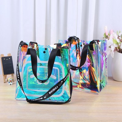 Holographic Laser Pvc Tote Bag