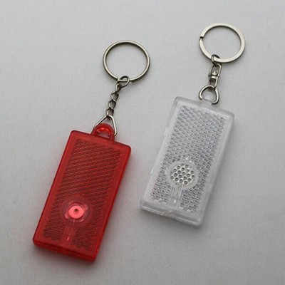 Safety Reflector LED Keychain