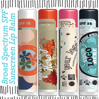 Caribbean Breeze Flavor Premium Lip Balm Broad Spectrum SPF 15