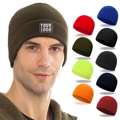 Winter Fleece Beanie Cap