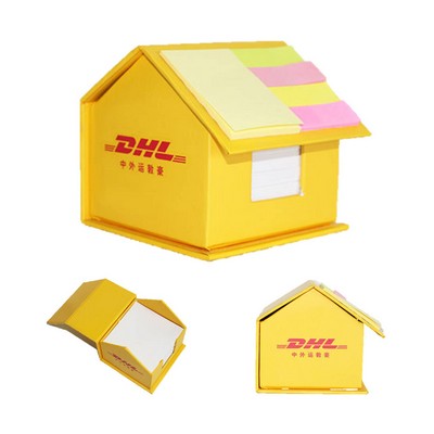 House Shape Creative Sticky Notes Box