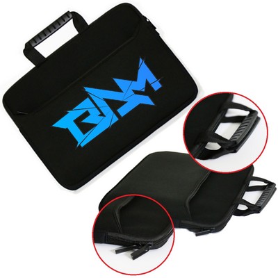 Neoprene Laptop Sleeve w/ 3 Compartments & Rubber Handle