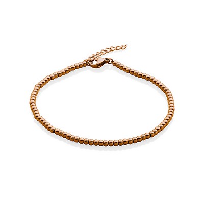 CJ Steelx Bead Bracelet - Rose Gold