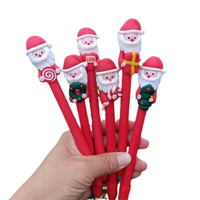 Christmas Soft Clay Ballpoint Pen