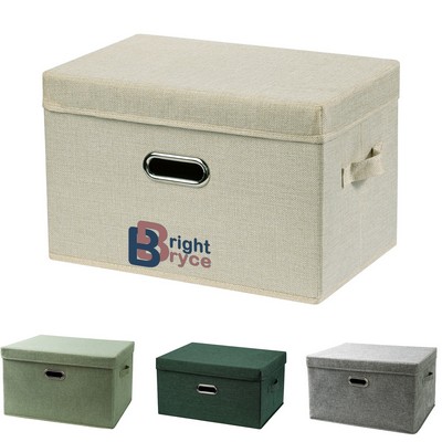 Foldable Storage Box Washable Storage Bin with Lid