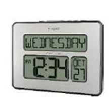 La Crosse® Technology Atomic Digital Wall Clock w/White Backlight