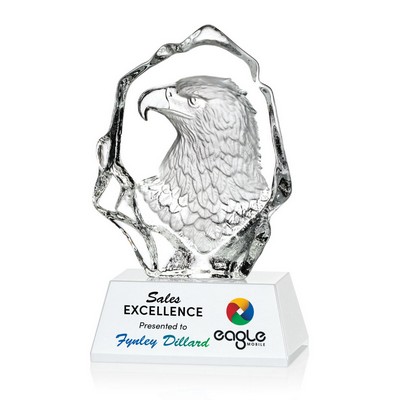 VividPrint™ Award - Ottavia Eagle Head/White 7¾"