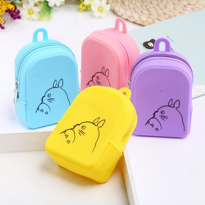 Backpack Shape Silicone Coin Purse