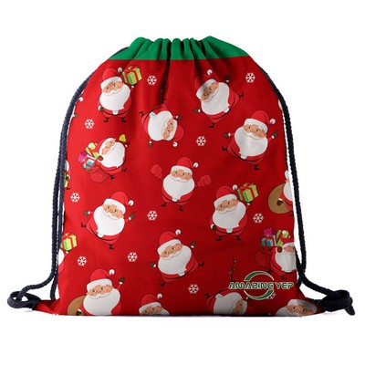 Lightweight Polyester Outdoor Sports Backpack Christmas