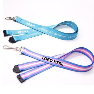 Polyester lanyard