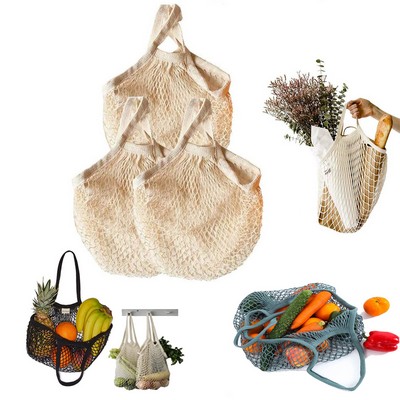 Eco-Friendly Reusable Cotton Mesh Produce Bags