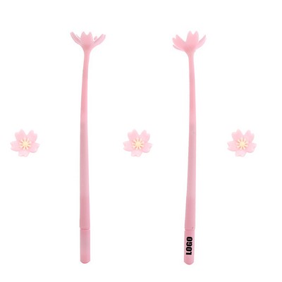 Pink Flower Shaped Pen