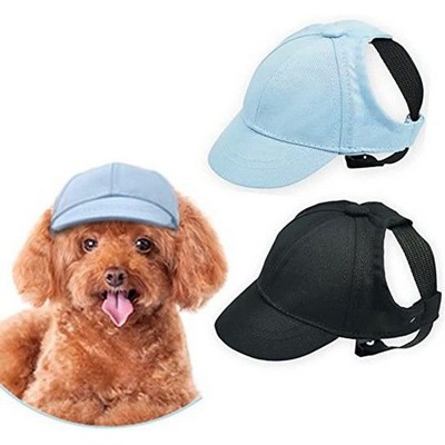 Adjustable Dog Baseball Cap w/Ear Holes