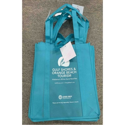 100 GSM Non-Woven Grocery Shopping Tote Bag w/Bottom