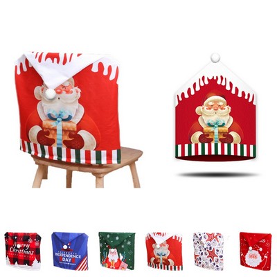 Custom Printed Christmas Chair Cover