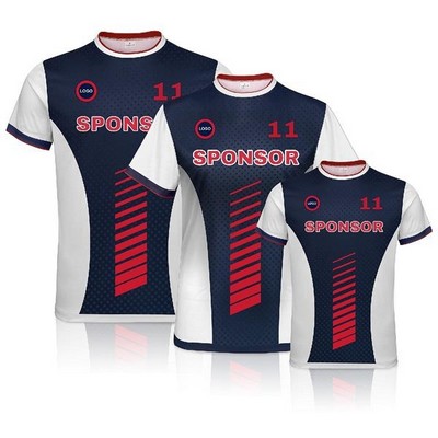 Sublimated Team Sports Short Sleeve T Shirt