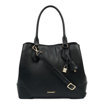 Nine West Black Brooklyn Jet Set Carryall Bag