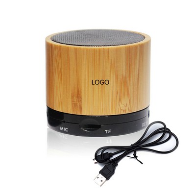 Allegro Wood Grain Wireless Speaker