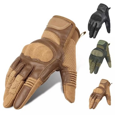 Combat Gloves With Hard Knuckle