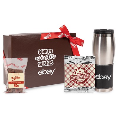 Mrs. Fields Drinkware Set with Brownie