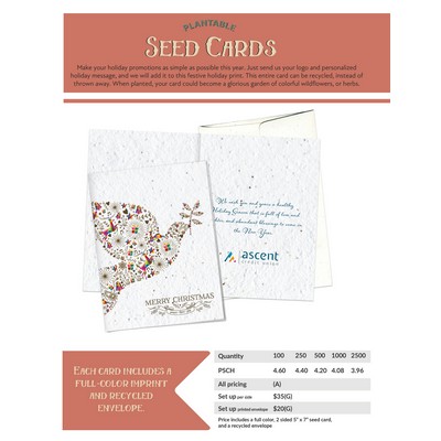 Plantable Holiday Seed Card