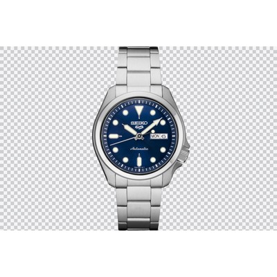 Seiko 5 Men's Sports Stainless Steel Watch w/Blue Dial