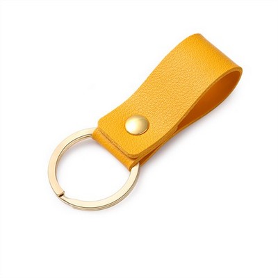 Foundry Leather Keychain