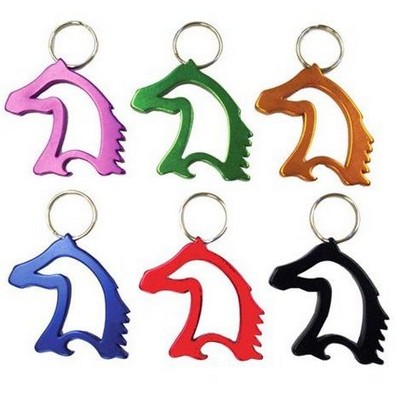 Horse Head Bottle Opener Keychain