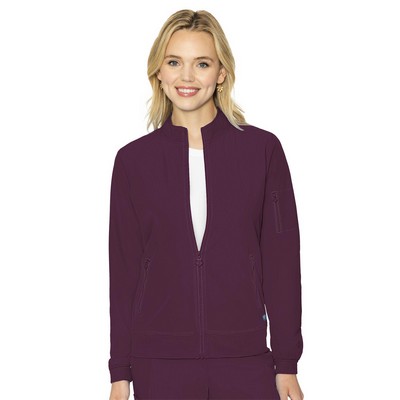 Med Couture Peaches Women's Warm-Up Jacket