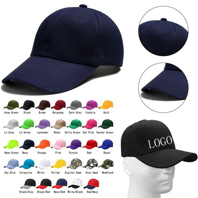 Six Panel Cotton Baseball Cap