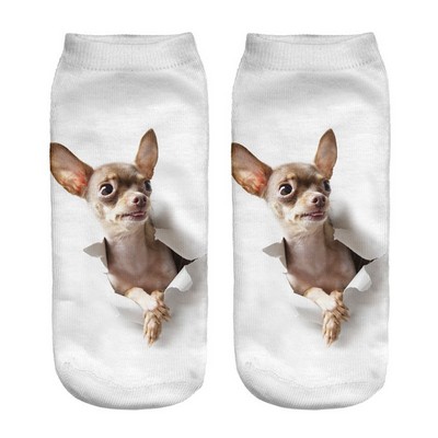 Low Cut Unisex Short Socks - Dog