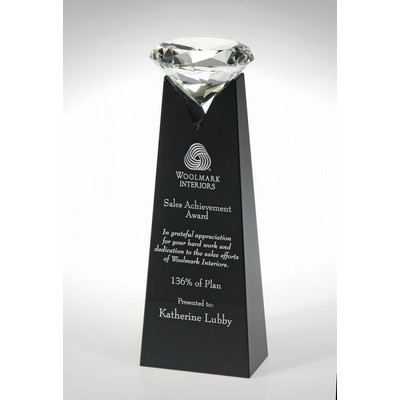 Gemstone Crystal Award, 8"H