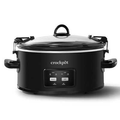 Crock-Pot® 6-Quart One-Touch Cook & Carry Programmable Slow Cooker