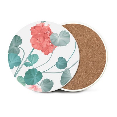 Round Absorbent Stone Coaster