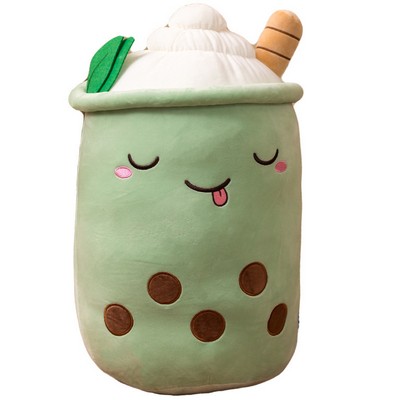 Plush Squishmallow Pillow - Milk Tea Ice Cream