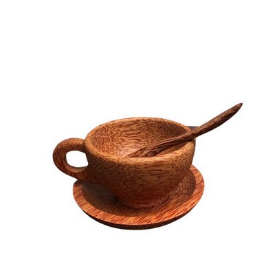 Coconut Wood Tea Set