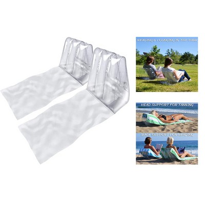 6 x 10 x 4 Inches Inflatable Clear Beach Chair