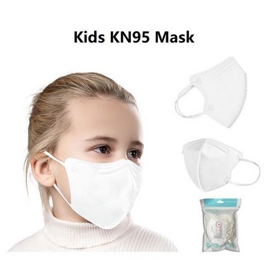 White KN95 Kids Face Mask in Stock FREE Shipping