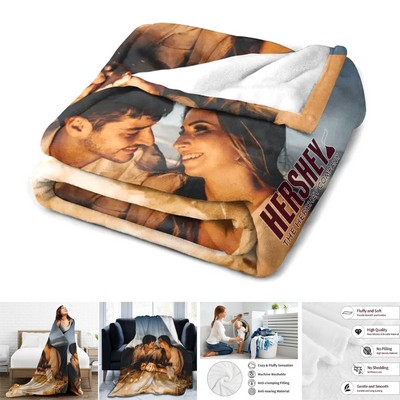 Coz.Y Fleece - Warmembrace Sublimation Fleece Blanket - 30" X 40"