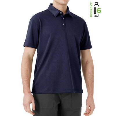 Repreve Men's 100% Recycled Polyester Polo Short Sleeve Shirt