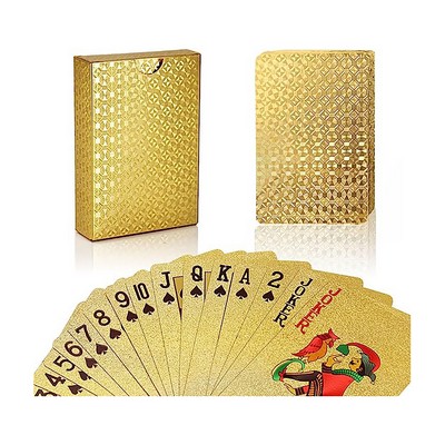 Gold Foil Playing Cards