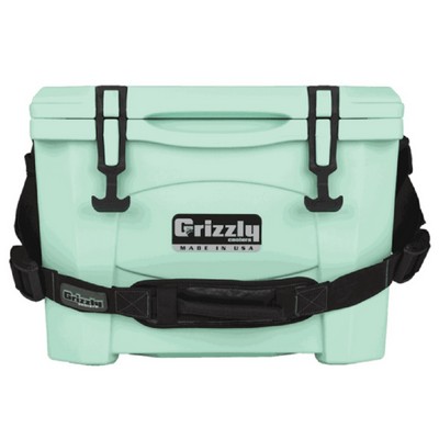 Grizzly 15 Quart Cooler in Seafoam Green